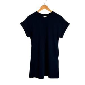 Caslon Shirt Dress Cloud Material Black Women's XS